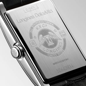 LONGINES 浪琴 DolveVita 多情系列不銹鋼優雅石英腕錶 20.80 X 32.00 mm L5.255.4.71.0
