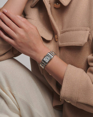 LONGINES 浪琴多情系列18k玫瑰金不銹鋼雙色優雅石英腕錶 20.80 X 32.00 mm L52555717 - 新萬國鐘錶