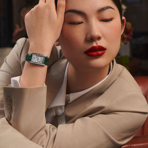 LONGINES 浪琴 Dolve Vita 多情系列優雅方形女士石英腕錶 23.30 x 37.00 mm L5512471A - 新萬國鐘錶