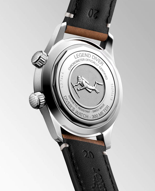 LONGINES Legend Diver 浪琴錶傳奇潛水復刻腕錶 39mm L37644500