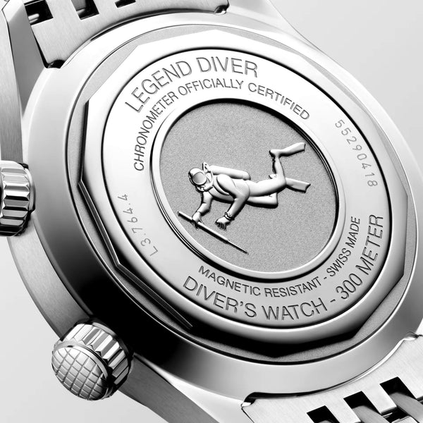 LONGINES Legend Diver 浪琴錶傳奇潛水復刻腕錶 39mm L37644506
