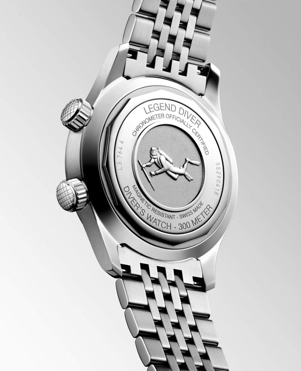 LONGINES Legend Diver 浪琴錶傳奇潛水復刻腕錶 39mm L37644906
