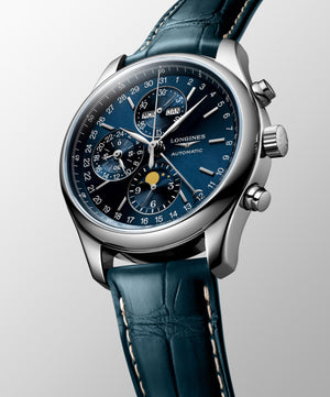 LONGINES Master 浪琴巨擘系列全日曆月相計時碼錶 42mm L27734920 - 新萬國鐘錶