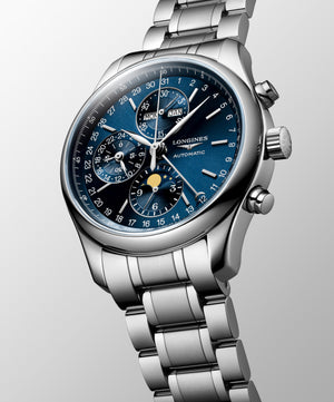 LONGINES Master 浪琴巨擘系列全日曆月相計時碼錶 42mm L27734926 - 新萬國鐘錶