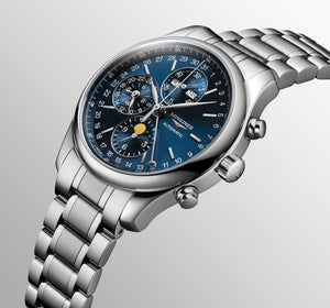 LONGINES Master 浪琴巨擘系列全日曆月相計時碼錶 42mm L27734926 - 新萬國鐘錶