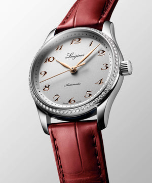 LONGINES 浪琴 Master 巨擘系列不銹鋼鑽圈腕錶 34mm L23570702