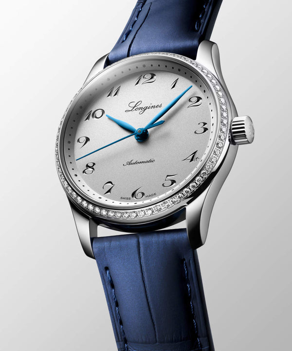 LONGINES 浪琴 Master 巨擘系列不銹鋼鑽圈腕錶 34mm L23570732