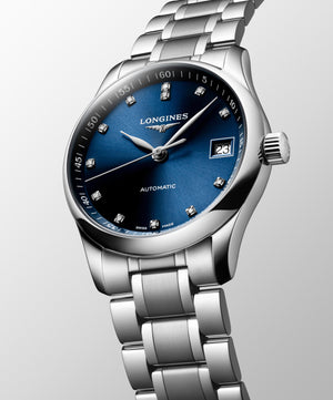 LONGINES 浪琴 MASTER 巨擘系列真鑽機械腕錶 34mm L23574976