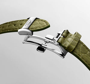 LONGINES 浪琴 Master 巨擘系列不銹鋼及18k黃金腕錶 34mm L23575722