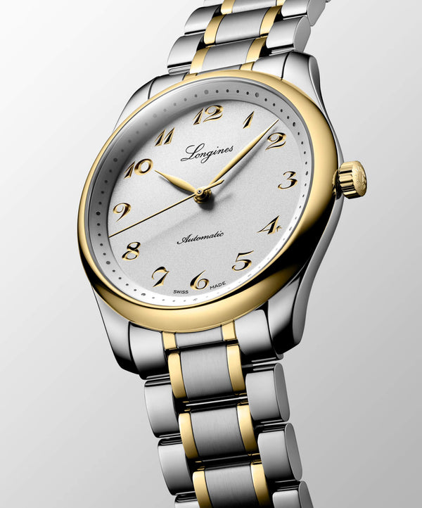 LONGINES 浪琴 Master 巨擘系列不銹鋼及18k黃金腕錶 40mm L27935727