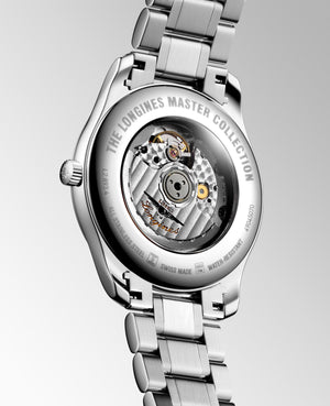 LONGINES 浪琴 MASTER 巨擘系列藍色羅馬字機械腕錶 42mm L28934796 - 新萬國鐘錶