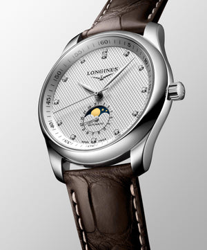 LONGINES Master 浪琴巨擘系列真鑽月相機械錶 40mm L29094773 - 新萬國鐘錶