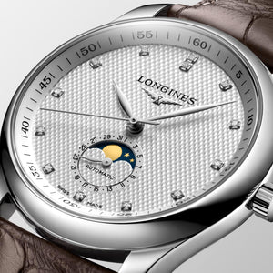 LONGINES Master 浪琴巨擘系列真鑽月相機械錶 40mm L29094773 - 新萬國鐘錶