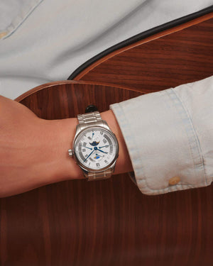 LONGINES 浪琴 Master 巨擘系列四逆跳月相複雜功能機械錶 44mm L27394716