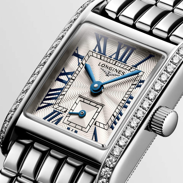 LONGINES 浪琴 Mini DolceVita 迷你多情系列優雅鑽圈石英腕錶 21.50x29.00mm L52000716