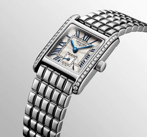 LONGINES 浪琴 Mini DolceVita 迷你多情系列優雅鑽圈石英腕錶 21.50x29.00mm L52000716