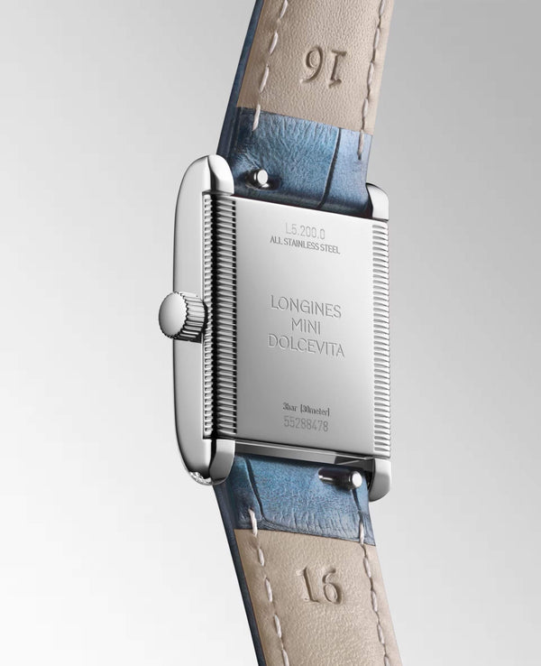 LONGINES 浪琴 Mini DolceVita 迷你多情系列優雅鑽圈石英腕錶 21.50x29.00mm L52000952