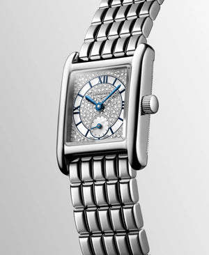 LONGINES 浪琴 Mini DolceVita 迷你多情系列優雅鑲鑽石英腕錶 21.50x29.00mm L52004876
