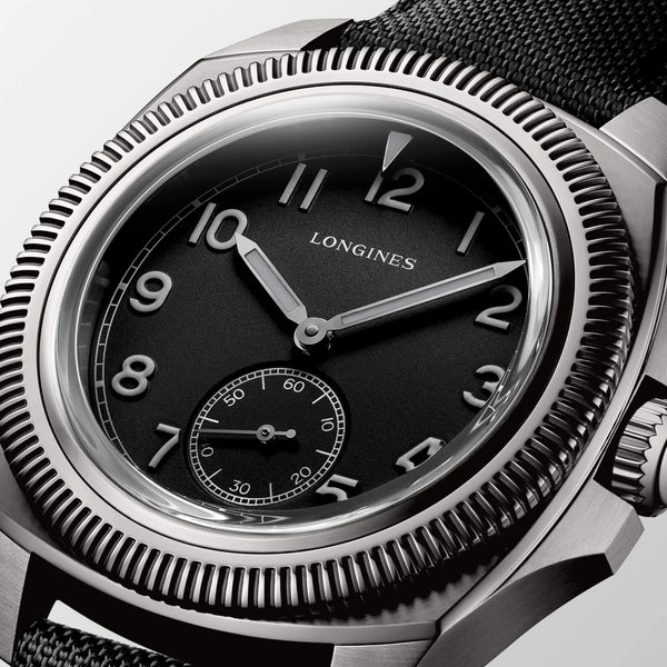 LONGINES 浪琴錶 PILOT MAJETEK 經典復刻飛行鈦金屬腕錶特別版 43mm L28381532