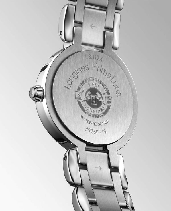 LONGINES 浪琴 PrimaLuna 新月系列羅馬石英腕錶 26.5mm L81104716 - 新萬國鐘錶
