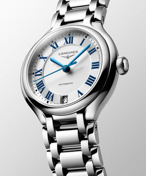 LONGINES 浪琴 PrimaLuna  新月系列羅馬時標優雅機械女錶 34mm L81244716