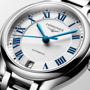 LONGINES 浪琴 PrimaLuna  新月系列羅馬時標優雅機械女錶 34mm L81244716