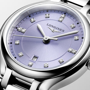 LONGINES 浪琴 PrimaLuna 新月系列真鑽石英女錶 30mm L81424076