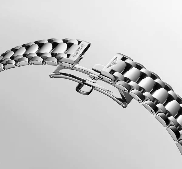 LONGINES 浪琴 PrimaLuna  新月系列真鑽羅馬時標月相優雅機械女錶 34mm L81260716