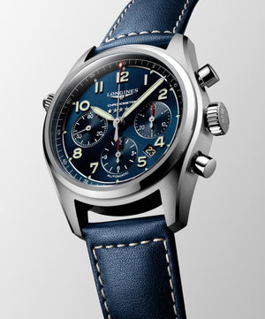 LONGINES 浪琴 Spirit 先行者系列飛行員計時碼表 42mm L38204930 - 新萬國鐘錶