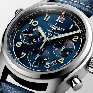 LONGINES 浪琴 Spirit 先行者系列飛行員計時碼表 42mm L38204930 - 新萬國鐘錶