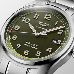 LONGINES 浪琴 Spirit 先行者系列天文台認證矽游絲機械錶 42mm L38114036