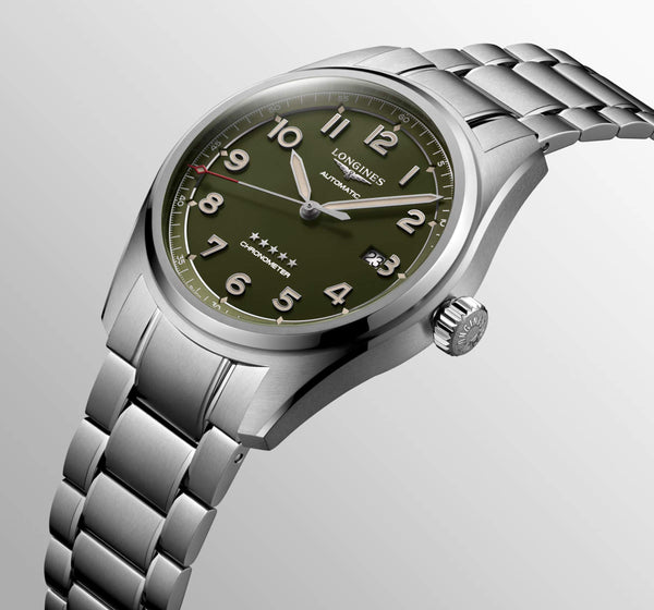LONGINES 浪琴 Spirit 先行者系列天文台認證矽游絲機械錶 42mm L38114036