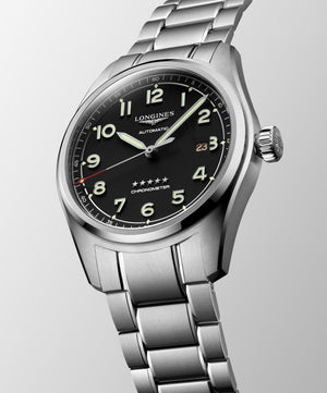 LONGINES 浪琴 Spirit 先行者系列天文台認證矽游絲機械錶 42mm L38114536 - 新萬國鐘錶