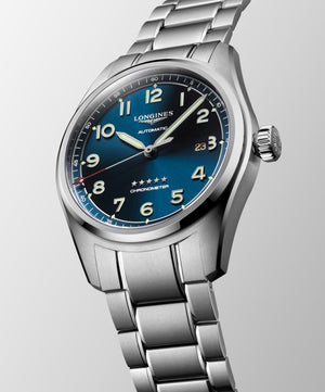 LONGINES 浪琴 Spirit 先行者系列天文台認證矽游絲機械錶 42mm L38114936 - 新萬國鐘錶