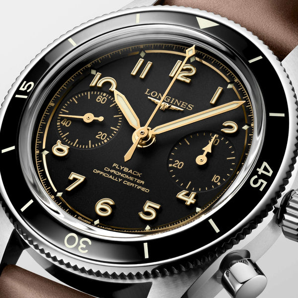 LONGINES 浪琴 Spirit Pilot 先行者系列 Flyback 飛返計時手上鏈機械錶 39mm L37214532