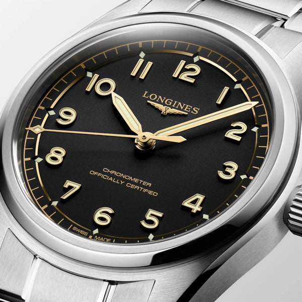 LONGINES 浪琴 Spirit Pilot 先行者系列不銹鋼機械飛行腕錶 39mm L38094536