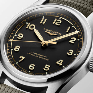 LONGINES 浪琴 Spirit Pilot 先行者系列不銹鋼機械飛行腕錶 39mm L38094539