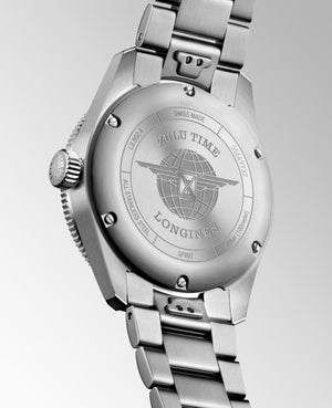 LONGINES 浪琴 Spirit 先行者系列 Zulu Time 世界時區腕錶 39mm L38024506