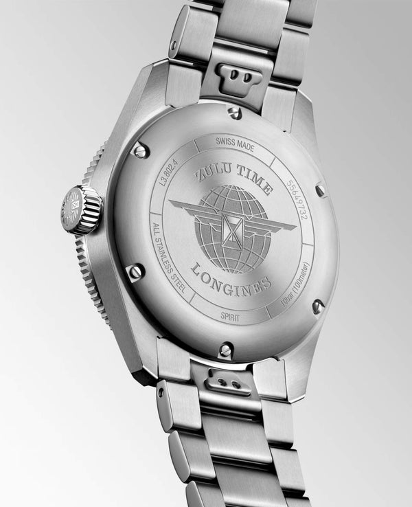 LONGINES 浪琴 Spirit Zulu Time 先行者系列世界時區腕錶 39mm L38024606