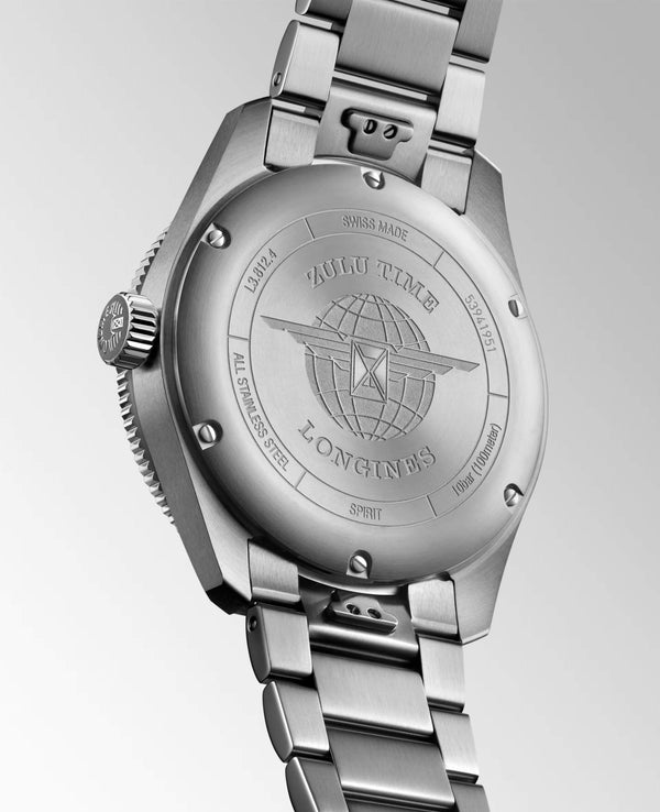 LONGINES 浪琴 Spirit 先行者系列 Zulu Time 世界時區腕錶 42mm L38124606