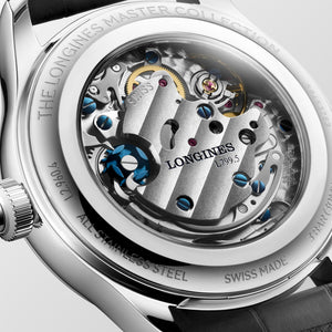 LONGINES 浪琴 MASTER 巨擘系列霜藍色單按把計時手上鍊機械腕錶 41mm L2.960.4.93.2 L29604932
