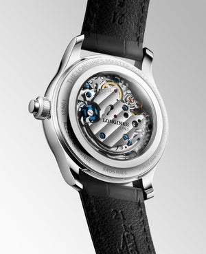 LONGINES 浪琴 MASTER 巨擘系列霜藍色單按把計時手上鍊機械腕錶 41mm L2.960.4.93.2 L29604932
