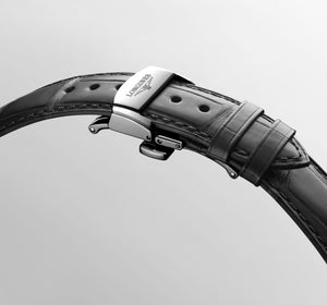 LONGINES 浪琴 MASTER 巨擘系列霜藍色單按把計時手上鍊機械腕錶 41mm L2.960.4.93.2 L29604932