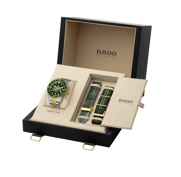 RADO Captain Cook 雷達庫克船長系列半金計時腕錶 43mm R32151318