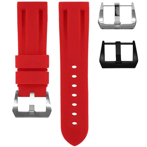 Horus Straps Panerai沛納海 - Luminor用 錶徑 42/44/47mm適用 單色橡膠錶帶 - 新萬國鐘錶