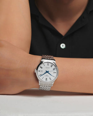 LONGINES 浪琴 Record 開創者系列優雅羅馬刻度天文台認證腕錶 40mm L28214116 - 新萬國鐘錶