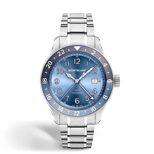MontBlanc 萬寶龍1858系列 GMT 兩地時區 0 Oxygen 零氧日期顯示自動腕錶 42mm MB136523 - 新萬國鐘錶