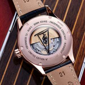 Frederique Constant 康斯登 RUNABOUT賽艇系列限量機械腕錶 42mm FC-303RMS5B4 - 新萬國鐘錶