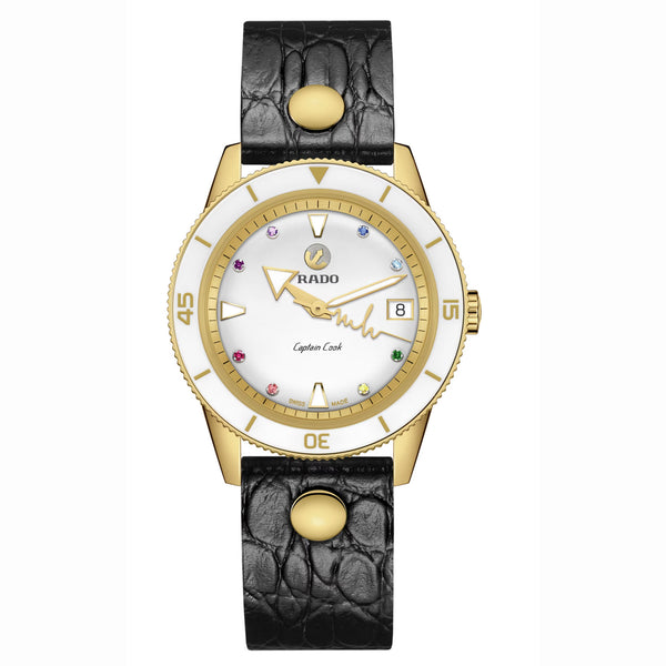 RADO 雷達錶 Captain Cook 庫克船長 MARINA HOERMANSEDER 聯名套組 37mm R32117708