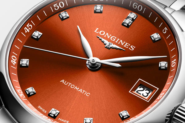 LONGINES 浪琴 MASTER 巨擘系列真鑽機械腕錶 34mm L23574086